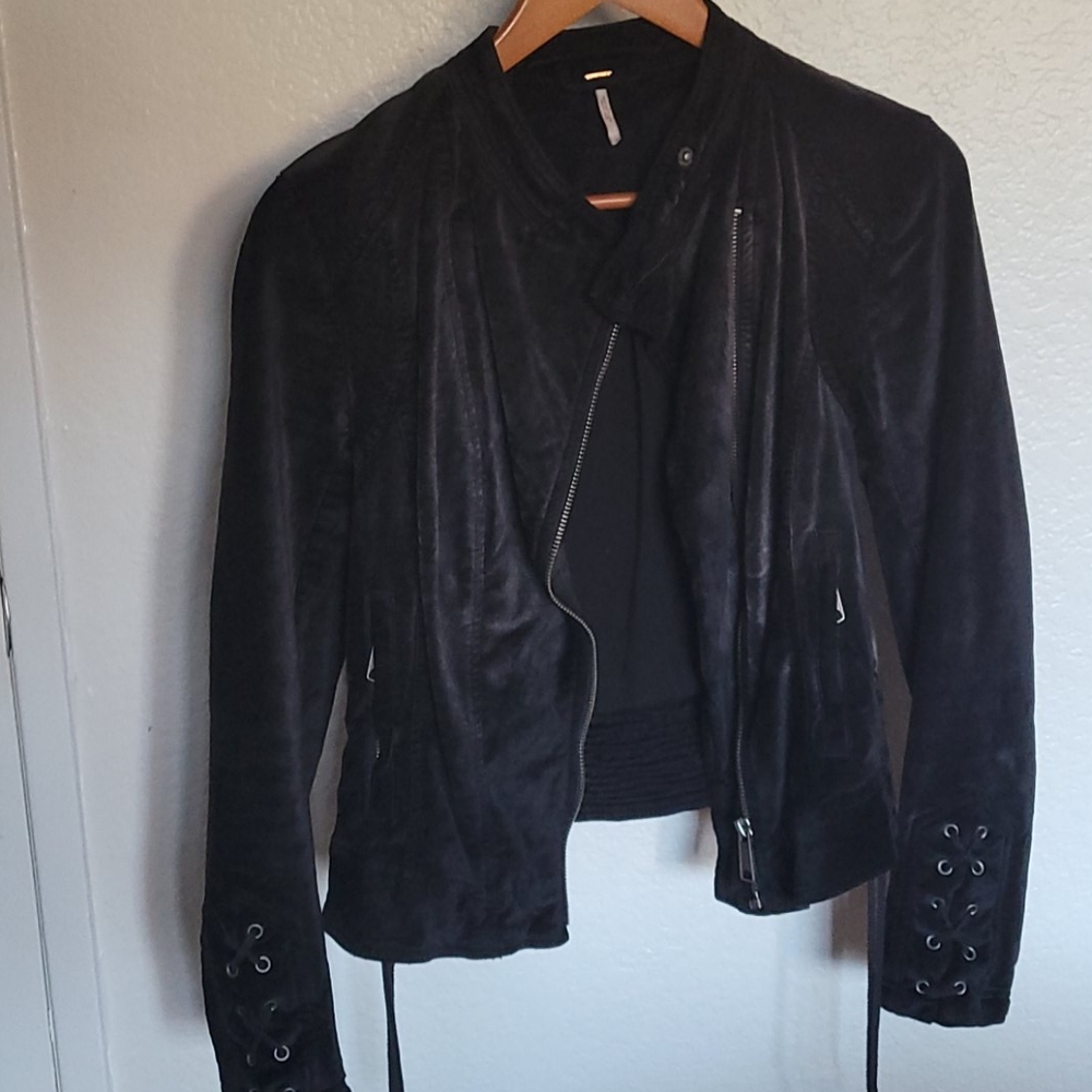 Free People velvet jacket